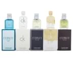 Calvin Klein For Men Deluxe Fragrance 5-Piece Travel Collection Gift Set 1