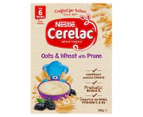 3 x Nestlé Cerelac Infant Cereal Oats & Wheat w/ Prune 200g