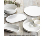 Ecology Origin Porcelain 40.5cm Food Serving Platter/Plate Round Tray White