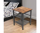 Meco Industrial Sofa Side Accent End Table Urban Bedside Cabinet