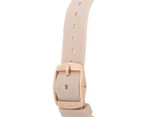 Swatch Women's 38mm Skinrosee Silicone Watch - Beige/Rose Gold