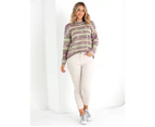 Women's Marco Polo Spot Sweater Natural