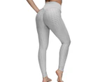 Strapsco Women's High Waist Yoga Pants Leggings - Grey