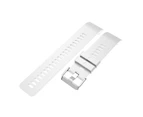 Strapsco Soft Silicone Replacement Watch Band For Garmin Forerunner 35 Smart Watch-White