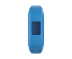 Strapsco Soft Silicone Replacement Watchband for Garmin Vivofit JR Band for Kids Women Men-Sky Blue