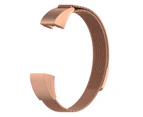 Strapsco Magnetic Milanese Stainless Steel Strap  For Fitbit Alta/Alta HR Fashion Accessorie-Rose Gold