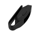 Strapsco Clip Holder Replacement for Fitbit Inspire HR Soft Silicone Sport Wireless Strap Accessories for Fitbit Inspire HR For Fitbit Inspire HR-Black