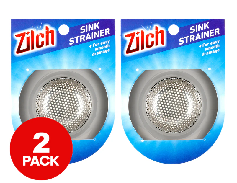 2 x Zilch Sink Strainer