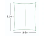 Forest Green Shade Cloth 1.83 X 3.66M