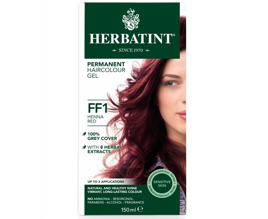 Herbatint-Permanent Haircolour Gel FF1 Henna Red 150ml