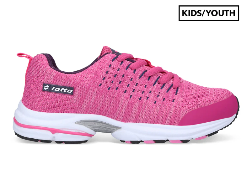 Lotto Girls' Breeze Lace Running Shoes - Pink/Purple