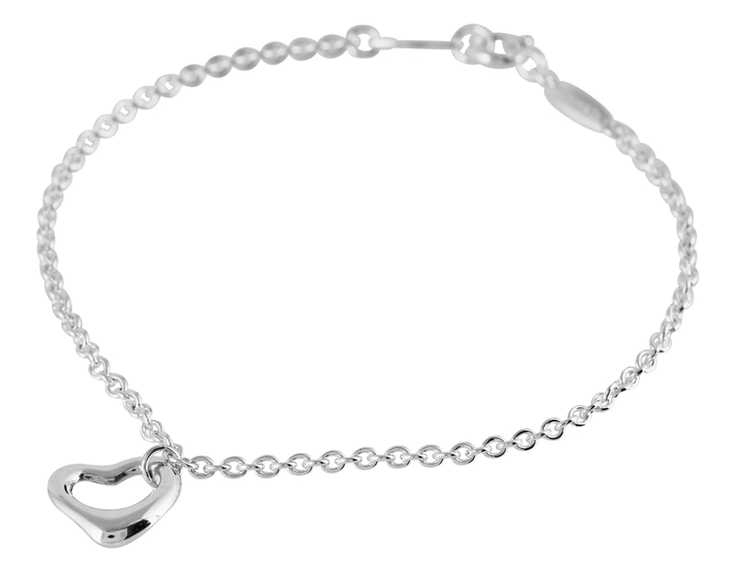 Tiffany & Co. Elsa Peretti Open Heart Bracelet - Silver