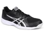 ASICS Men's Upcourt 3 Volleyball Shoes - Black/Pure Silver 2