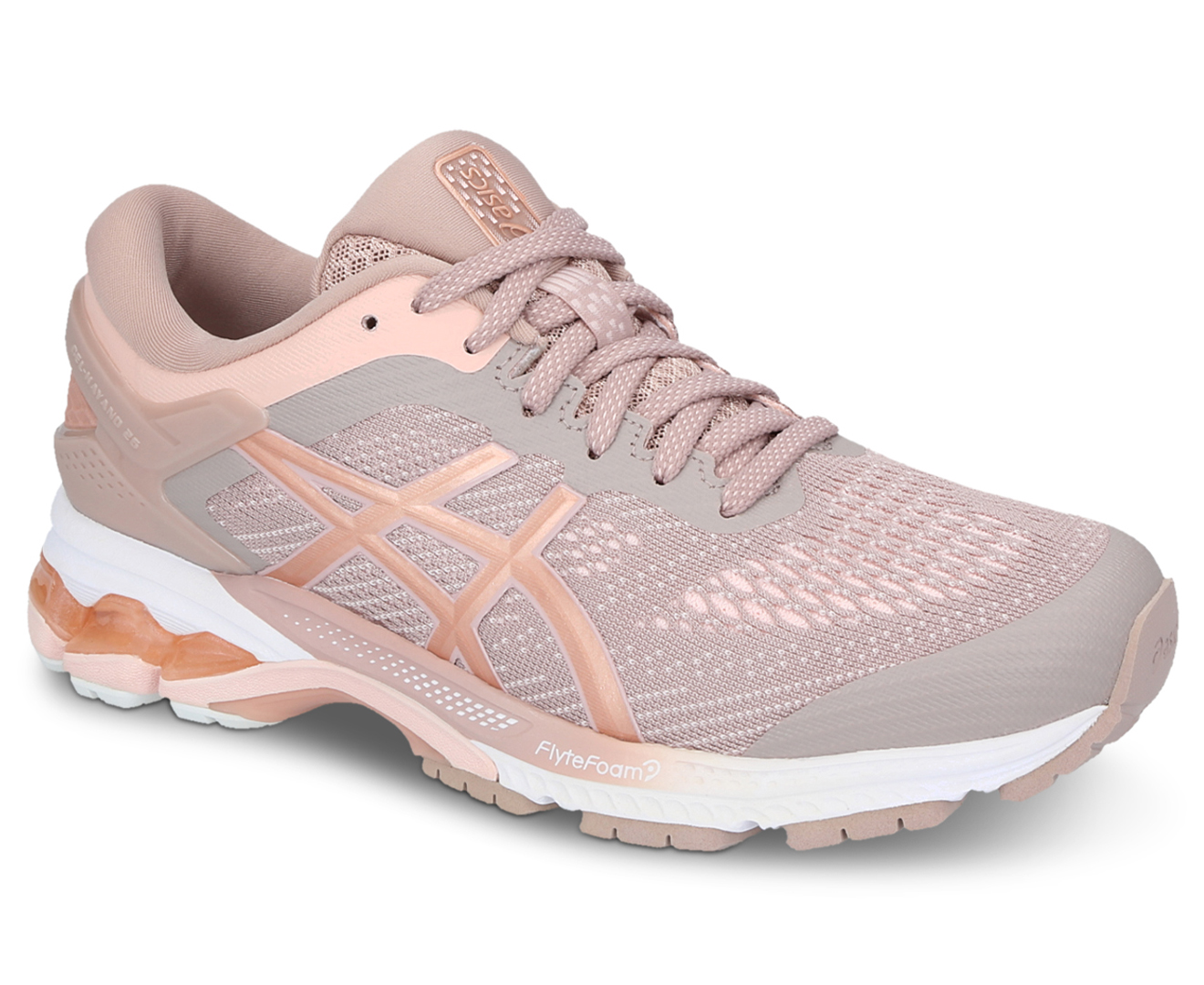 fawn rose gold asics