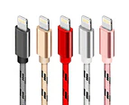 Five Pack of Braided Universal Lightning Cables for iPad or iPhone