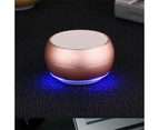 Portable Bluetooth Speakers with Mic,Hands-free Function-Rose gold