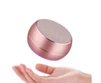Portable Bluetooth Speakers with Mic,Hands-free Function-Rose gold