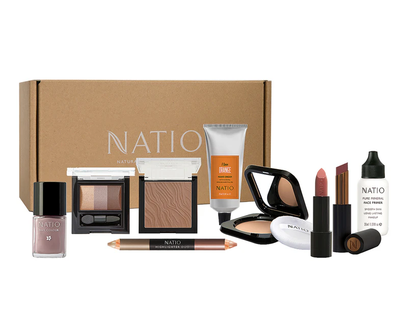 Natio 9-Piece Bronze Beauty Gift Set