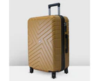 Sahara Gold Maze Series Large Suitcase