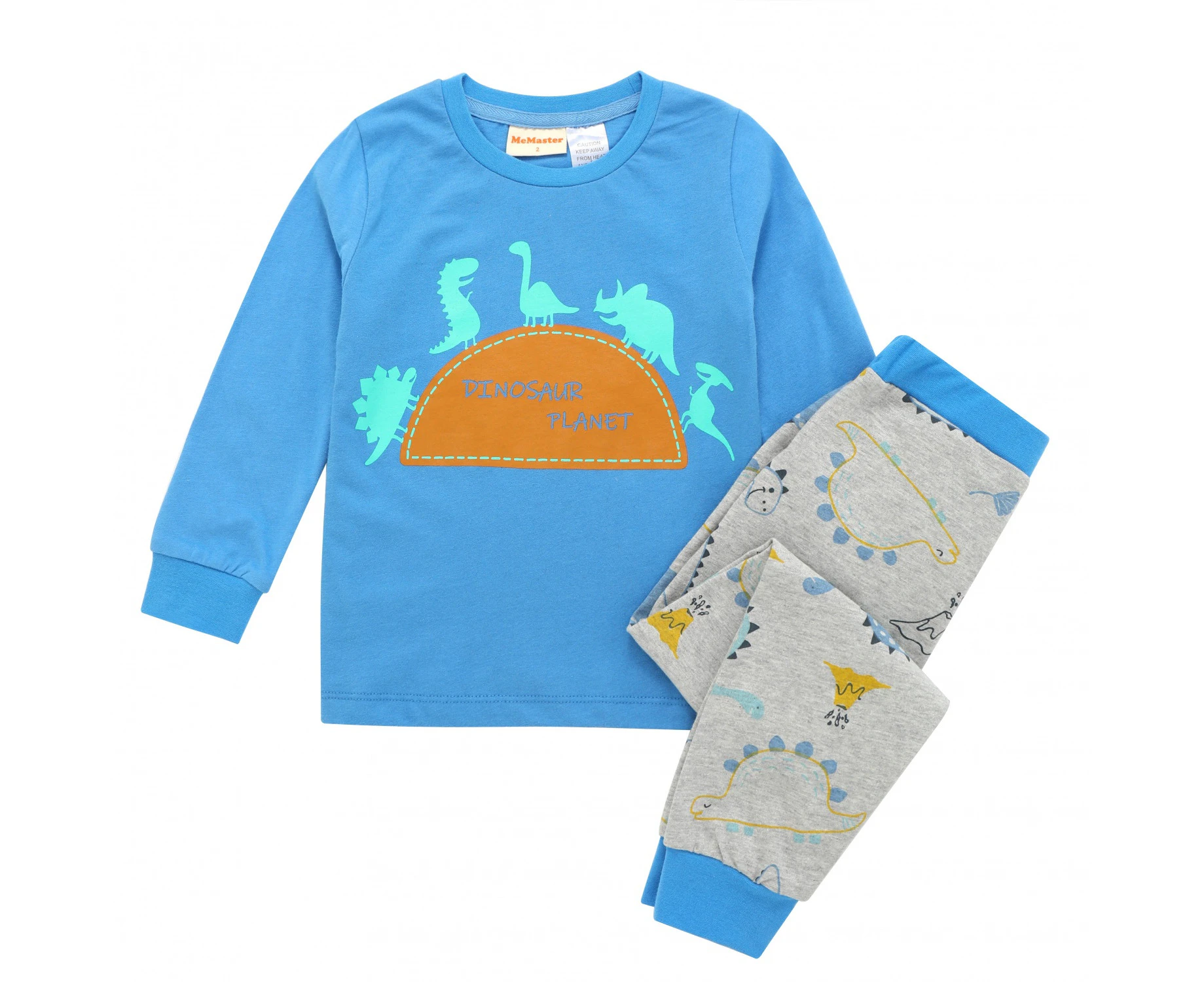 MeMaster  OLDER BOYS DINOSAUR PYJAMA SET