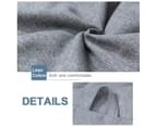 Light Grey Large Bean Bag Chair Sofa Cover Indoor/Outdoor Game Seat 100x120cm 3