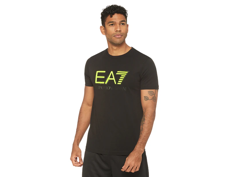 EA7 Emporio Armani Men's Tape Tee / T-Shirt / Tshirt - Black