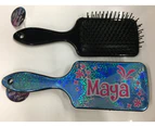 My sparkly hair brush - maya