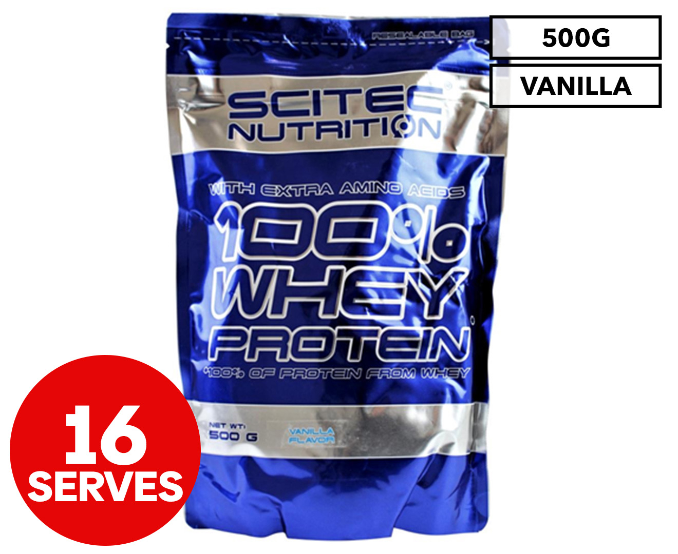 Scitec Nutrition 100 Whey Protein Professional Vanilla 500g Au 9221