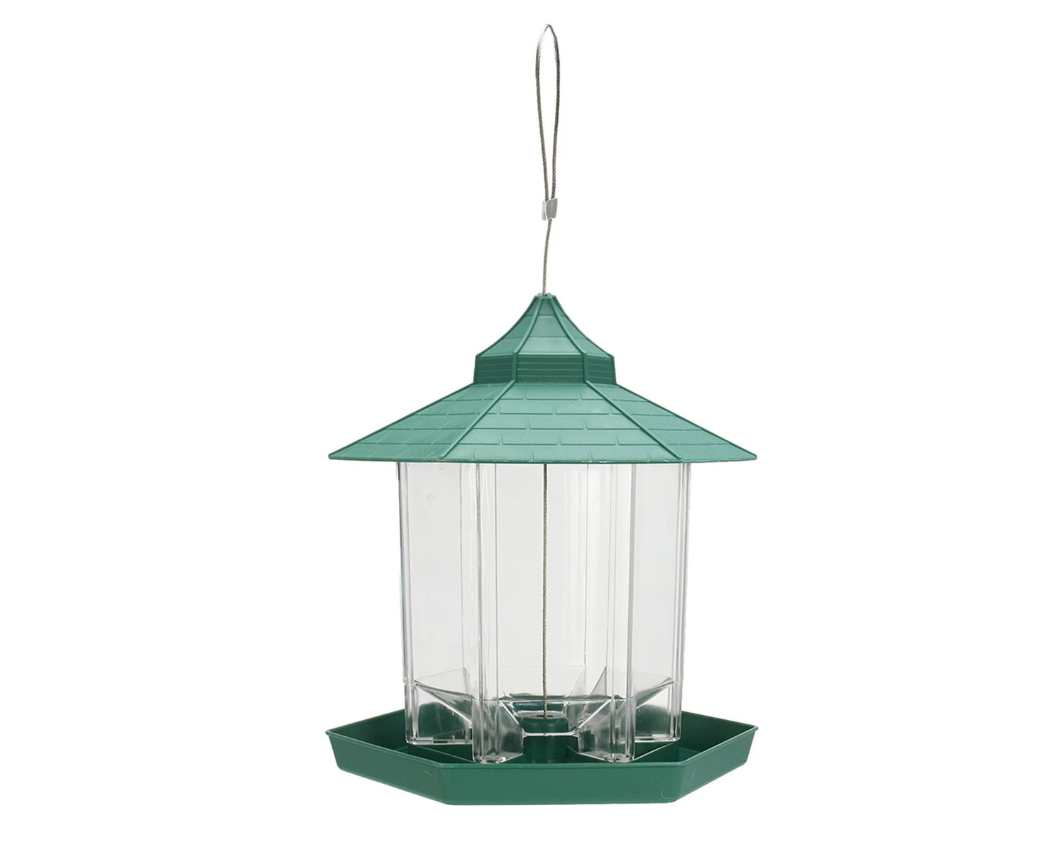 Waterproof Gazebo Hanging Wild Bird Feeder Outdoor Feeding For Garden Decoration