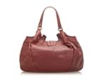 Gucci Preloved Marrakech Leather Hobo Bag Women Red - Designer - Pre-Loved 3