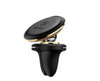 Baseus Universal Cell Phone Air Vent Phone Holder Car Magnetic Mount Stand &Wire Holder-Gold