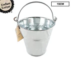 Krafters Korner 15cm Metal Galvanized Bucket