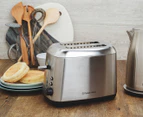 Russell Hobbs 2-Slice Stainless Steel Toaster - Silver/Black RHT82BRU