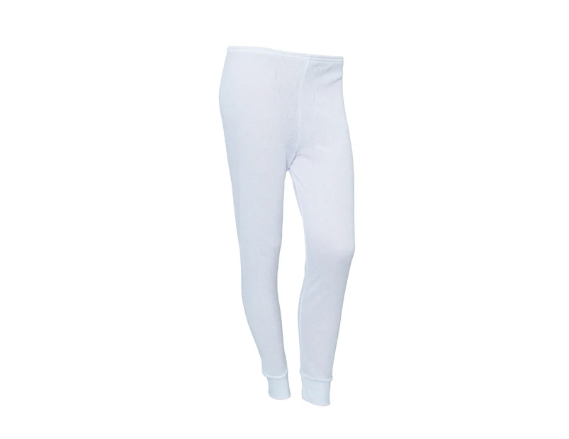 FLOSO Ladies/Womens Thermal Underwear Long Jane (Viscose Premium Range) (White) - THERM132
