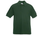 Fruit Of The Loom Childrens/Kids Unisex 65/35 Pique Polo Shirt (Bottle Green) - BC389