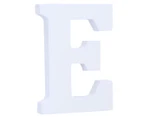 Krafters Korner 10cm White Wooden Craft Alphabet Letter E