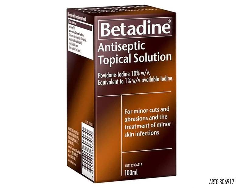 Betadine Antiseptic Topical Solution 100mL