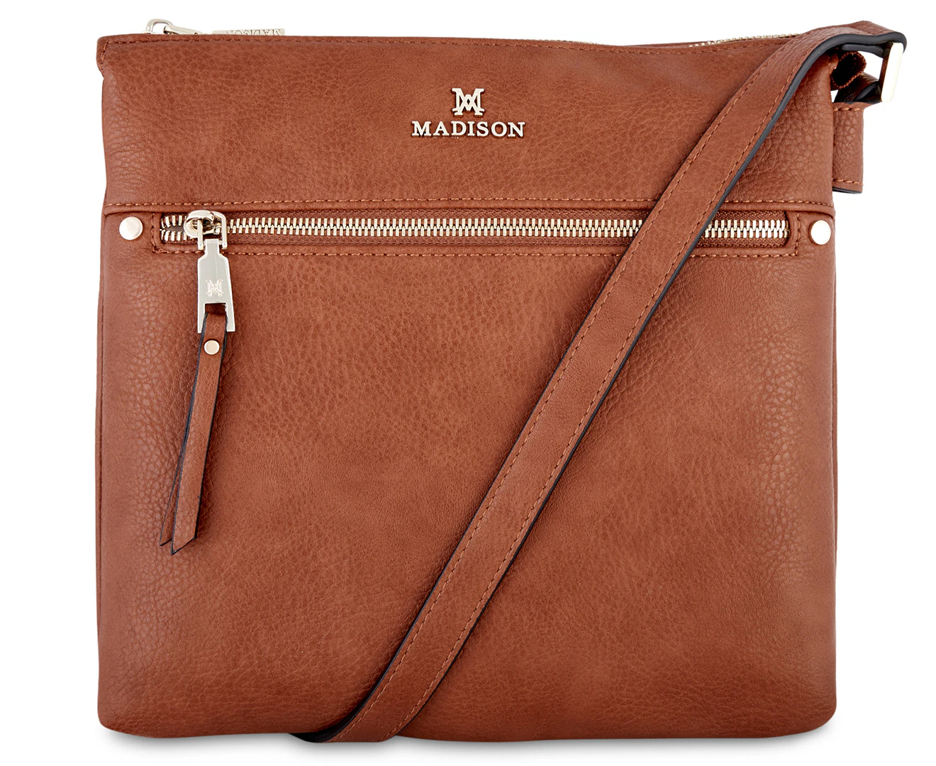 Madison Renee Crossbody Bag - Dark Tan