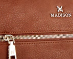 Madison Renee Crossbody Bag - Dark Tan