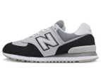New Balance Men's 574 Sneakers - White/Black/Grey