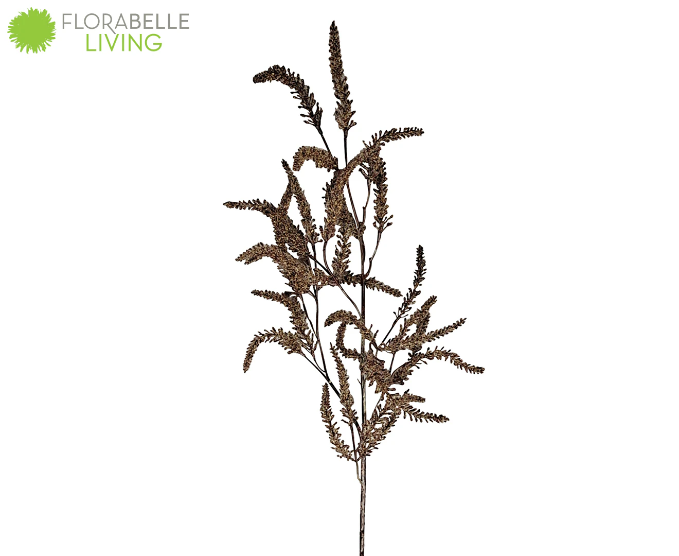 Florabelle 100cm Artificial Dried Grass Frond - Brown