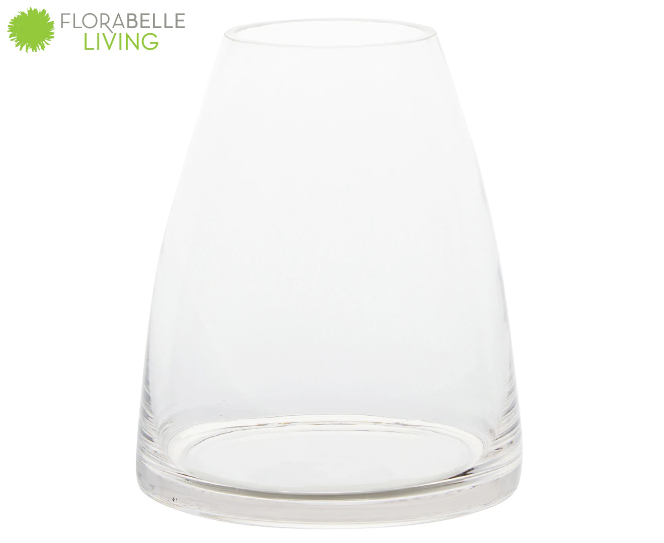 Florabelle Medium Parker Glass Vase - Clear