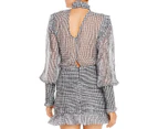 Bec + Bridge Women's Dresses Mini Dress - Color: Checkered