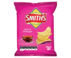 21 x Smith's Potato Chips Salt & Vinegar 27g