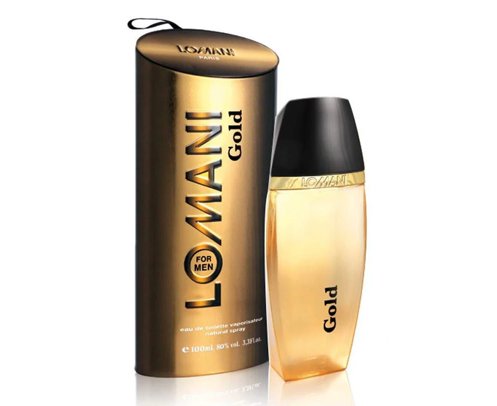 Lomani Gold by Lomani Eau De Toilette Spray 3.3 oz