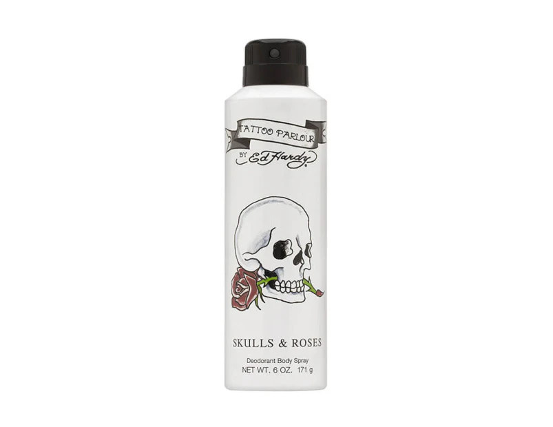 Christian Audigier Ed Hardy Skulls & Roses Deodorant Body Spray 171g (M)