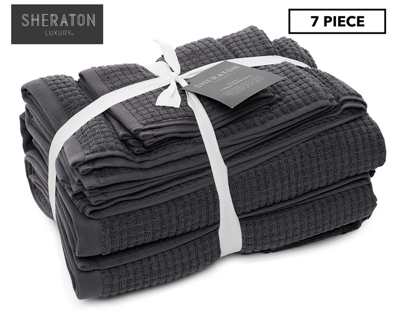 Sheraton 7-Piece Como Towel Pack - Grey