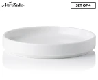 Set of 4 Noritake 15cm Stax Small Plate - White