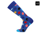 2 x Happy Socks Men's Big Dot Socks - Multi