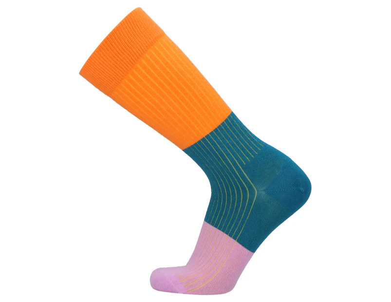 Happy Socks Men's Block Rib Socks - Multi